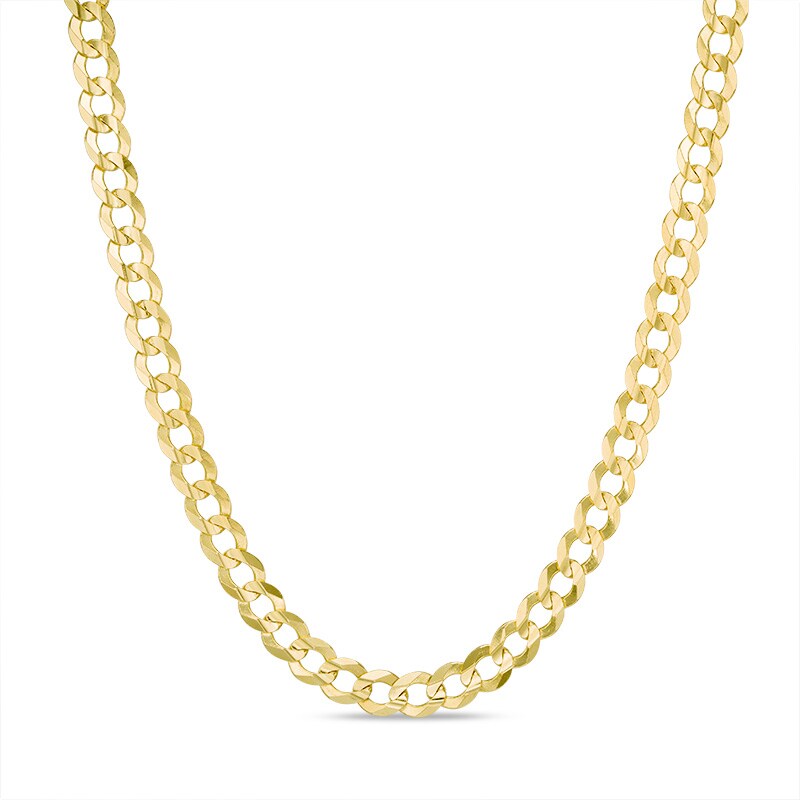 Main Image 1 of Previously Owned - Men's 4.7mm Curb Chain Necklace in 14K Gold - 24"