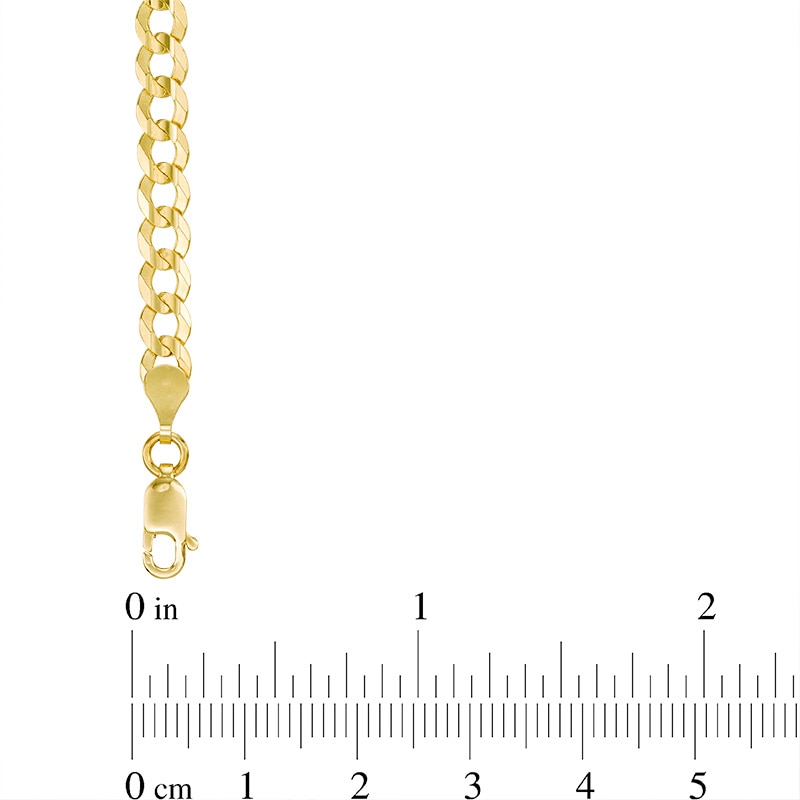 Main Image 2 of Previously Owned - Men's 4.7mm Curb Chain Necklace in 14K Gold - 24"