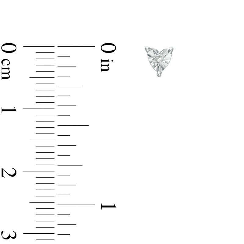 Main Image 2 of Previously Owned - Diamond Accent Three Pair Stud Earrings Set in Sterling Silver