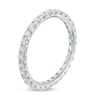 Thumbnail Image 2 of Previously Owned - 1 CT. T.W. Diamond Eternity Band in 14K White Gold