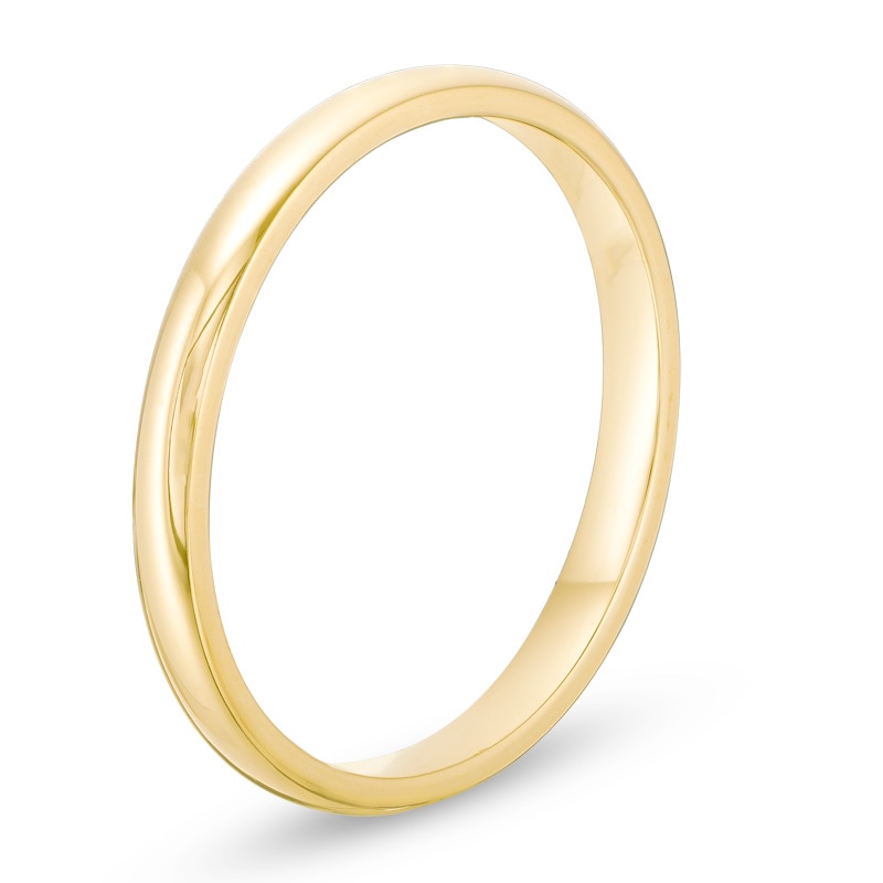 Previously Owned - Ladies' 2.0mm Comfort-Fit Wedding Band in 14K Gold