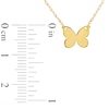 Thumbnail Image 2 of Previously Owned - Mini Butterfly Necklace in 14K Gold