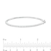 Thumbnail Image 2 of Previously Owned - 7/8 CT. T.W. Diamond Bangle in 14K White Gold