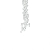 Thumbnail Image 4 of Previously Owned - 2 CT. T.W. Baguette and Round Diamond Bypass Bracelet in Sterling Silver