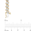 Thumbnail Image 3 of Previously Owned - 1/4 CT. T.W. Diamond "S" Tennis Bracelet in Sterling Silver with 14K Gold Plate - 7.25"