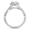 Thumbnail Image 3 of Previously Owned - 1-1/5 CT. T.W. Pear-Shaped Diamond Frame Twist Engagement Ring in Platinum