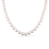 Thumbnail Image 1 of Previously Owned-8.0-8.5mm Cultured Akoya Endless Pearl Strand Necklace-36"