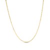 Thumbnail Image 0 of Previously Owned - Ladies' 1.2mm Diamond-Cut Bead Chain Necklace in 14K Gold - 18"