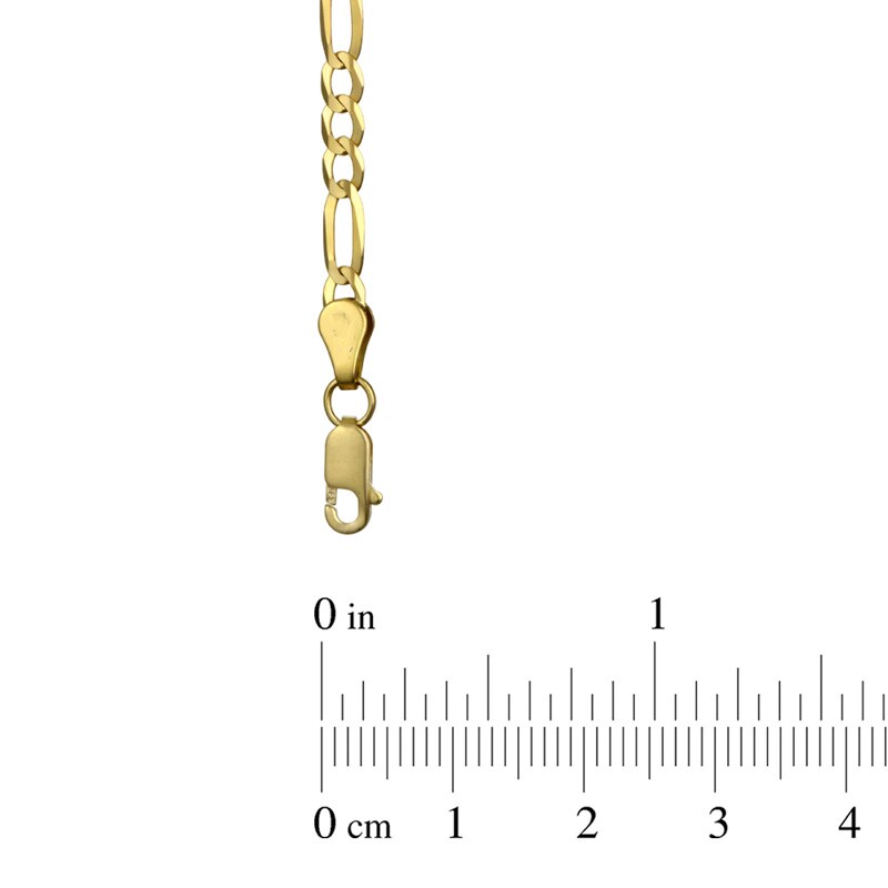 Main Image 2 of Previously Owned - Ladies' 3.2mm Figaro Chain Necklace in 14K Gold - 28"
