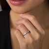Thumbnail Image 1 of Previously Owned - 5/8 CT. T.W. Princess-Cut Diamond Wedding Band in 10K White Gold