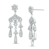Thumbnail Image 1 of Previously Owned - 1/5 CT. T.W. Diamond Vintage-Style Chandelier Drop Earrings in Sterling Silver