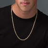 Thumbnail Image 2 of Previously Owned - Men's 4.5mm Rope Chain Necklace in 14K Gold - 24"