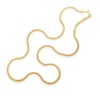 Thumbnail Image 2 of Previously Owned - Men's 2.6mm Herringbone Chain Necklace in 14K Gold - 24"