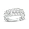 Thumbnail Image 1 of Previously Owned - 2 CT. T.W. Diamond Multi-Row Band in 18K White Gold