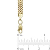 Thumbnail Image 2 of Previously Owned - Ladies' 5.45mm Double Row Curb Chain Bracelet in 10K Gold - 7.25&quot;