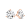 Thumbnail Image 1 of Previously Owned - 1/4 CT. T.W. Diamond Solitaire Stud Earrings in 14K Rose Gold (I/VS2)