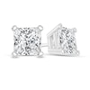 Thumbnail Image 0 of Previously Owned - 1/3 CT. T.W. Princess-Cut Diamond Solitaire Stud Earrings in 14K White Gold (I/SI2)
