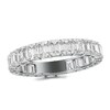 Thumbnail Image 1 of Previously Owned - 3 CT. T.W. Emerald-Cut Diamond Eternity Band in Platinum