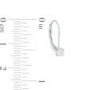 Thumbnail Image 3 of Previously Owned - 1/4 CT. T.W. Diamond Solitaire Drop Earrings in 14K White Gold (I/I3)