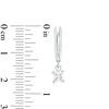 Thumbnail Image 2 of Previously Owned - 1/2 CT. T.W. Princess-Cut Diamond Solitaire Leverback Earrings in 14K White Gold (I/VS2)