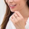 Thumbnail Image 2 of Previously Owned - 1/6 CT. T.W. Diamond Butterfly and Leaf Multi-Row Wrap Ring in 10K Rose Gold