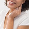 Thumbnail Image 2 of Previously Owned - 1-1/2 CT. T.W. Diamond Cushion Frame Collar Engagement Ring in 14K White Gold