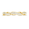 Thumbnail Image 4 of Previously Owned - 1/6 CT. T.W. Baguette Diamond Vintage-Style Twist Anniversary Band in 10K Gold