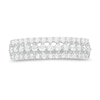 Thumbnail Image 4 of Previously Owned - 1/2 CT. T.W. Diamond Multi-Row Band in 10K White Gold