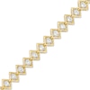 Thumbnail Image 1 of Previously Owned - 2 CT. T.W. Diamond Tilted Square Tennis Bracelet in 10K Gold - 7.25"