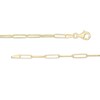 Thumbnail Image 3 of Previously Owned - 2.6mm Elongated Link Chain Necklace in Solid 14K Gold - 24"