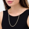 Thumbnail Image 2 of Previously Owned - 2.3mm Rope Chain Necklace in Hollow 14K Gold - 22"