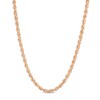 Thumbnail Image 1 of Previously Owned - 2.3mm Rope Chain Necklace in Hollow 14K Rose Gold - 20"