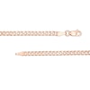 Thumbnail Image 3 of Previously Owned - 2.7mm Curb Chain Necklace in Solid 14K Rose Gold - 18"