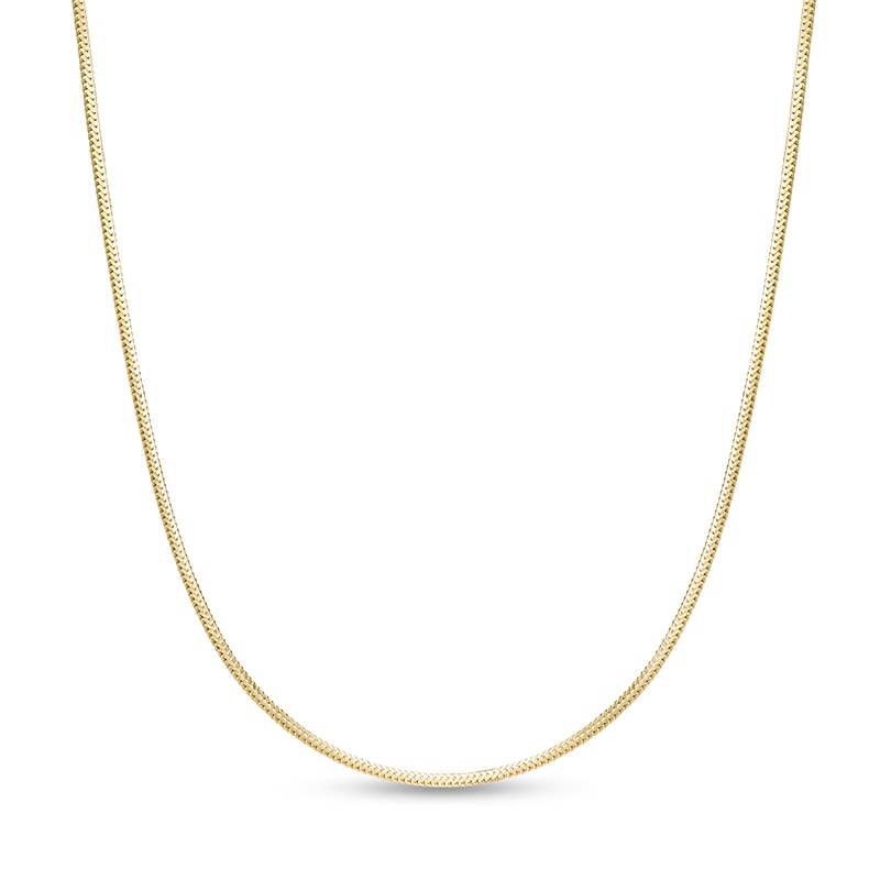 Main Image 1 of Previously Owned - 1.0mm Snake Chain Necklace in Solid 14K Gold - 20"