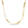 Thumbnail Image 1 of Previously Owned - 5.25mm Herringbone Chain Necklace in Solid 14K Gold - 24"
