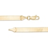 Thumbnail Image 3 of Previously Owned - 5.25mm Herringbone Chain Necklace in Solid 14K Gold - 24"
