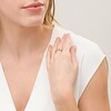 Thumbnail Image 2 of Previously Owned - 1/8 CT. T.W. Diamond Heart Frame Filigree Vintage-Style Promise Ring in Sterling Silver