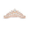 Thumbnail Image 4 of Previously Owned - 3/8 CT. T.W. Diamond Tiara Contour Anniversary Band in 14K Rose Gold