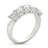 Thumbnail Image 2 of Previously Owned - 2 CT. T.W. Princess-Cut Diamond Five Stone Anniversary Band in Platinum