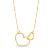 Thumbnail Image 0 of Previously Owned - Interlocking Hearts Necklace in 14K Gold