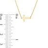 Thumbnail Image 3 of Previously Owned - Sideways Mini Cross Necklace in 14K Gold