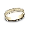 Thumbnail Image 1 of Previously Owned - 6.0mm Hammered Milgrain Comfort-Fit Wedding Band in 10K Gold