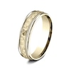 Thumbnail Image 2 of Previously Owned - 6.0mm Hammered Milgrain Comfort-Fit Wedding Band in 10K Gold