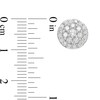 Thumbnail Image 3 of Previously Owned - 1 CT. T.W. Composite Diamond Circle Stud Earrings in 10K Gold