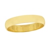 Thumbnail Image 1 of Previously Owned - 4.0mm Half-Round Engravable Wedding Band in 10K White, Yellow or Rose Gold (1 Line)