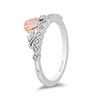 Thumbnail Image 2 of Previously Owned - Enchanted Disney Ariel 1/10 CT. T.W. Diamond Crown Ring in Sterling Silver and 10K Rose Gold