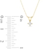 Thumbnail Image 2 of Previously Owned - 1/6 CT. Princess-Cut Diamond Solitaire Pendant in 14K Gold (J/I3)