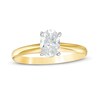 Thumbnail Image 1 of Previously Owned - 1 CT. Oval Diamond Solitaire Engagement Ring in 14K Gold (I/I2)