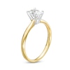 Thumbnail Image 3 of Previously Owned - 1 CT. Oval Diamond Solitaire Engagement Ring in 14K Gold (I/I2)