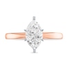 Thumbnail Image 2 of Previously Owned - 1 CT. Marquise Diamond Solitaire Engagement Ring in 14K Rose Gold (I/I2)